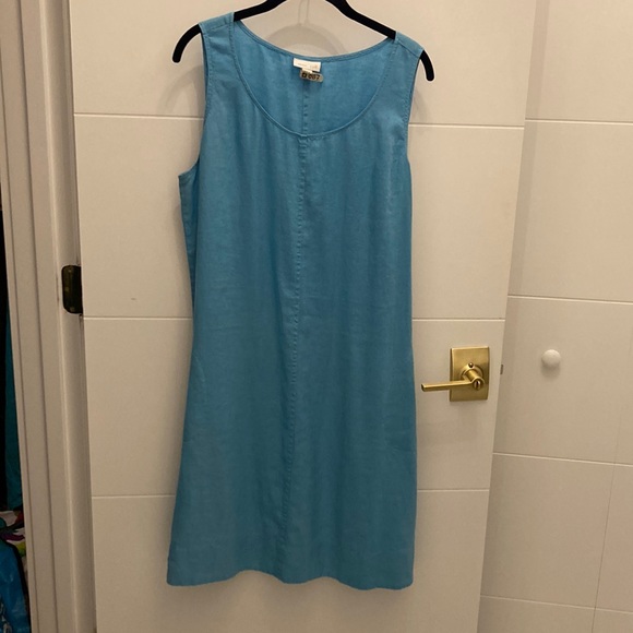 Like New J Jill linen swing dress size large - Picture 1 of 3